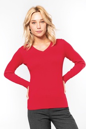 Ženski pulover V-izrez KA966