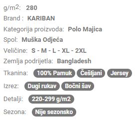 Muška polo majica dugi rukav KA213