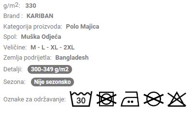 Muška polo majica dugi rukav KA221