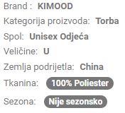 Gradsko sportski ruksak KI0110