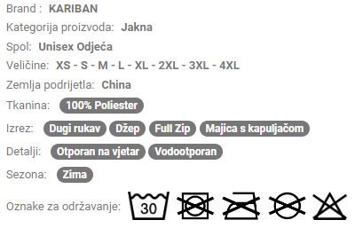 Muška jakna KA677