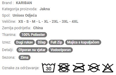 Muška jakna KA677