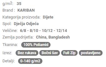 Dječji prsluk KA6115