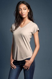 Ženska majica kratki rukav V-izrez ANL6750v